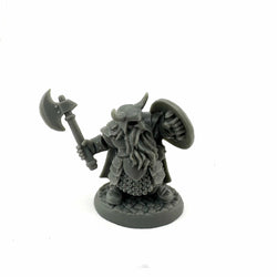 RPR20329 Borin Ironbrow Dwarf Fighter Miniature 25mm Heroic Scale Figure Bones Black (ONLINE ORDER ONLY)