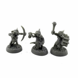 RPR20339 Kobolds (Slinger, Archer, Mace) Miniature 25mm Heroic Scale Figure Bones Black (ONLINE ORDER ONLY)
