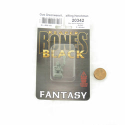 RPR20342 Gus Greenweevil Halfling Henchman Miniature 25mm Heroic Scale Figure Bones Black (ONLINE ORDER ONLY)