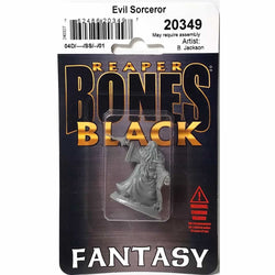RPR20349 Erebus Nalas Evil Sorcerer Miniature 25mm Heroic Scale Figure Bones Black (ONLINE ORDER ONLY)