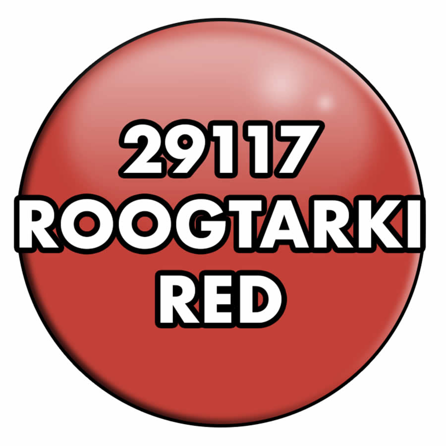 RPR29117PT Roogtarki Red Acrylic Reaper Master Series Hobby Paint .5oz Dropper Bottle (ONLINE ORDER ONLY)