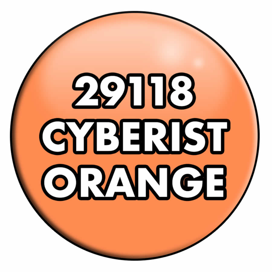 RPR29118PT Cyberist Orange Acrylic Reaper Master Series Hobby Paint .5oz Dropper Bottle (ONLINE ORDER ONLY)