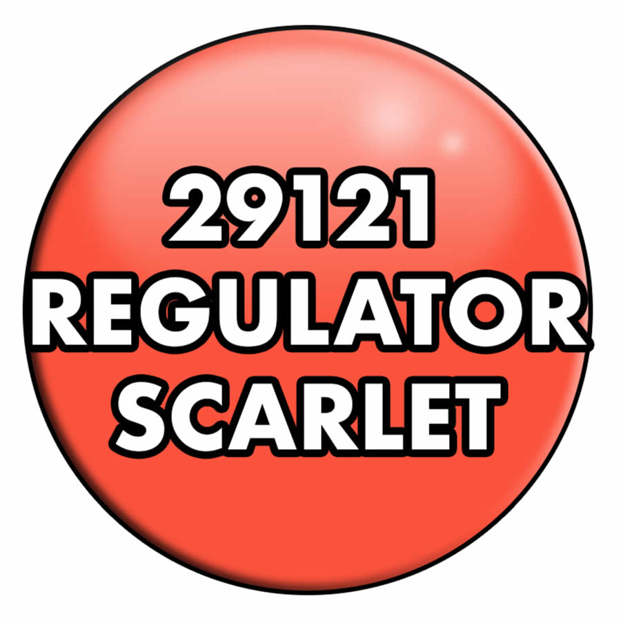 RPR29121PT Regulators Scarlet Acrylic Reaper Master Series Hobby Paint .5oz Dropper Bottle (ONLINE ORDER ONLY)