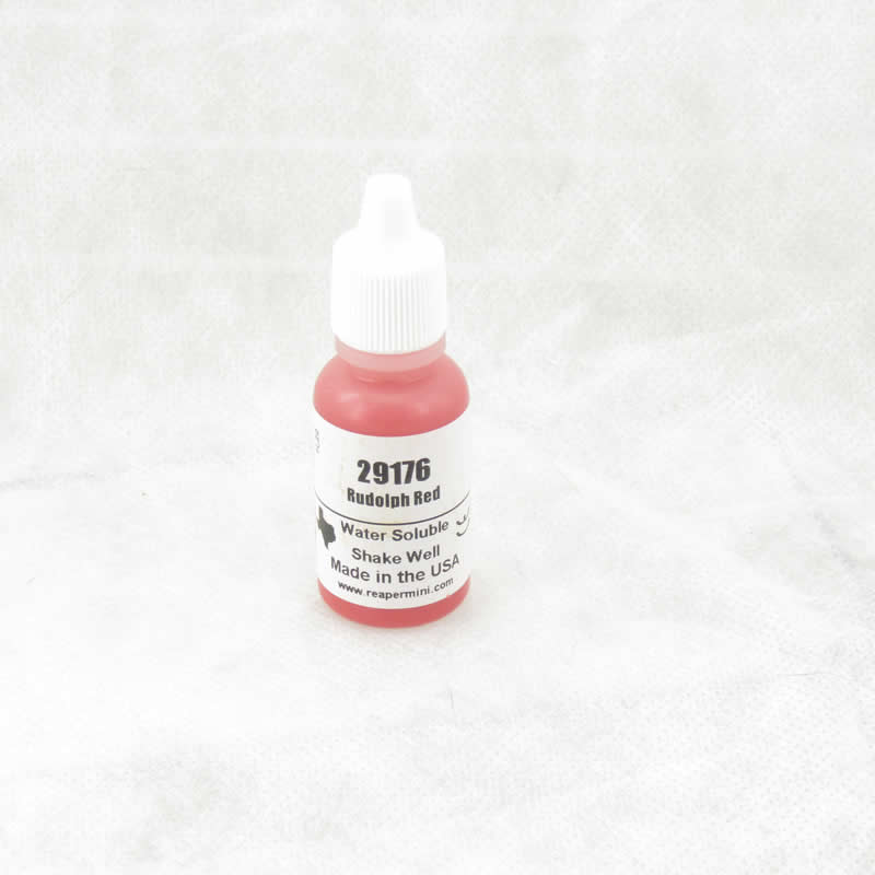 RPR29176 Rudolph Red Acrylic Reaper Master Series Hobby Paint .5oz Dropper Bottle (ONLINE ORDER ONLY)