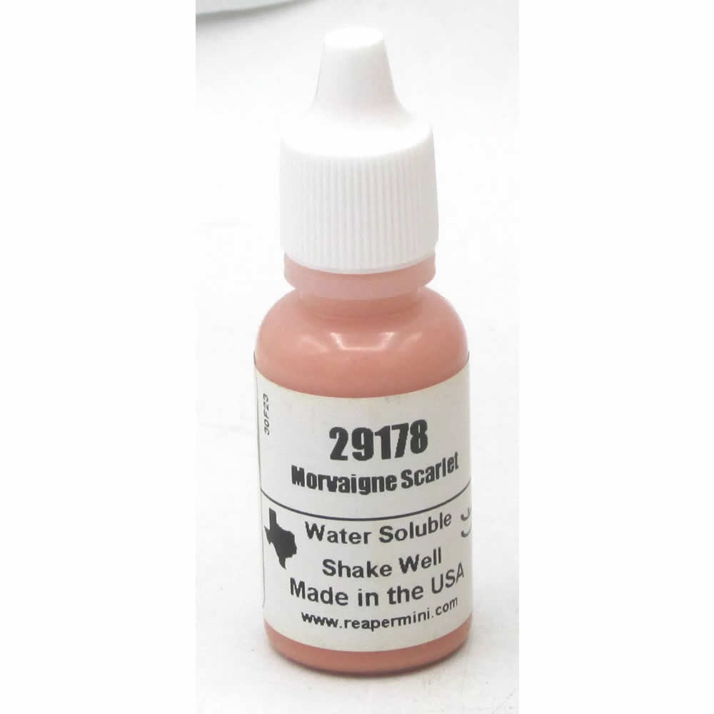 RPR29178 Morvaigne Scarlet Acrylic Reaper Master Series Hobby Paint .5oz Dropper Bottle (ONLINE ORDER ONLY)