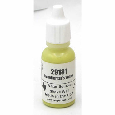 RPR29181 Lamplighters Yellow Acrylic Reaper Master Series Hobby Paint .5oz Dropper Bottle (ONLINE ORDER ONLY)