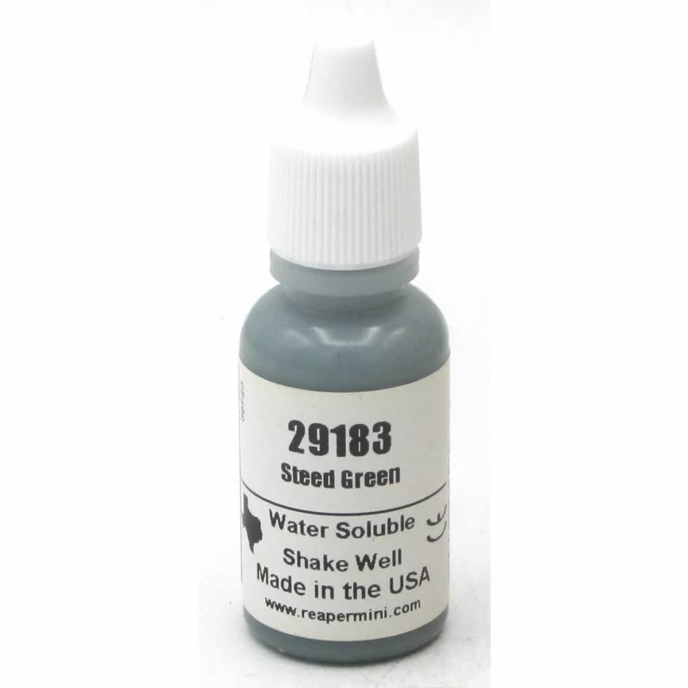 RPR29183 Steed Green Acrylic Reaper Master Series Hobby Paint .5oz Dropper Bottle (ONLINE ORDER ONLY)