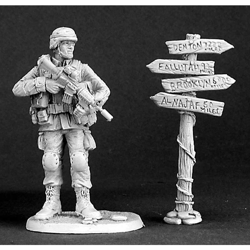 RPR30003 US Army Serviceman Miniature 54mm Scale Master Series (ONLINE ORDER ONLY)