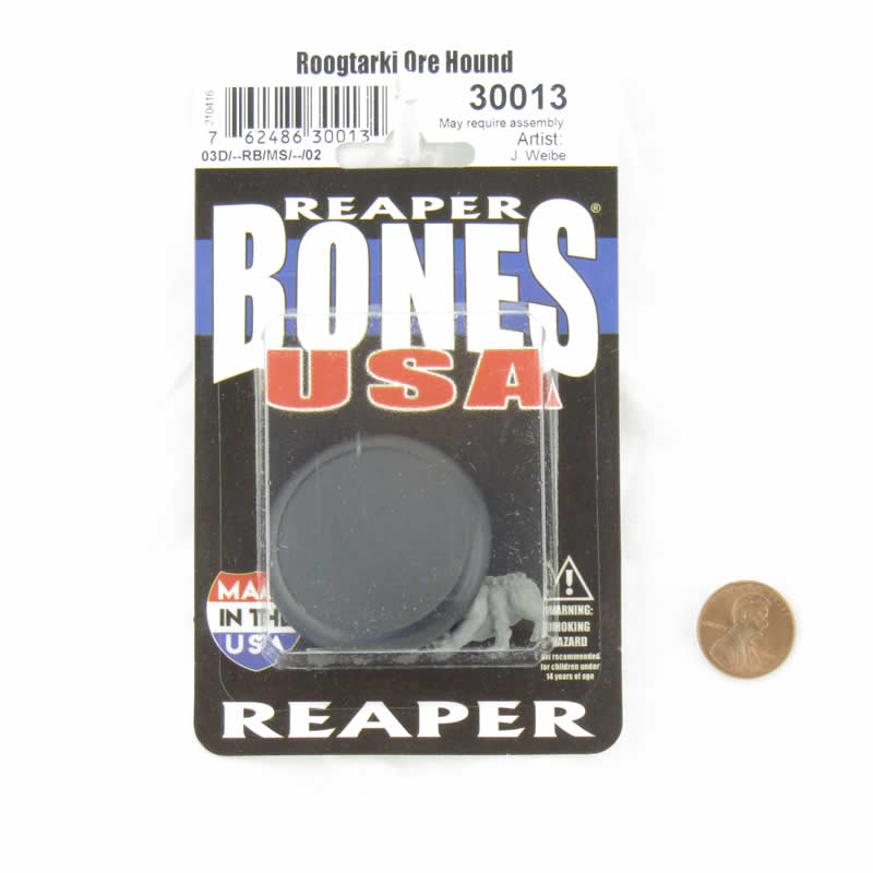 RPR30013 Roogtarki Ore Hound Miniature Figure 25mm Heroic Scale Reaper Bones USA (ONLINE ORDER ONLY)