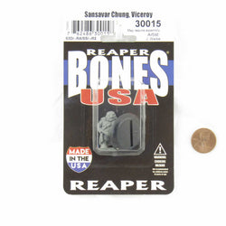RPR30015 Sansavar Chung Viceroy Miniature Figure 25mm Heroic Scale Reaper Bones USA (ONLINE ORDER ONLY)