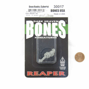 RPR30017 Devo Ranks Cyberist Miniature Figure 25mm Heroic Scale Reaper Bones USA (ONLINE ORDER ONLY)