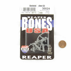 RPR30024 Skeletal Archers Miniature Figure 25mm Heroic Scale Reaper Bones USA (ONLINE ORDER ONLY)