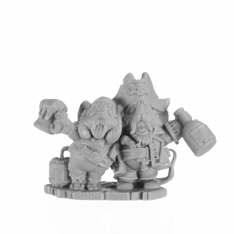 RPR30034 Pirate Mouslings Miniature Figure 25mm Heroic Scale Reaper Bones USA (ONLINE ORDER ONLY)