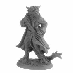 RPR30035 Captain Blackscale Dragonfolk Pirate Miniature Figure 25mm Heroic Scale Reaper Bones USA (ONLINE ORDER ONLY)