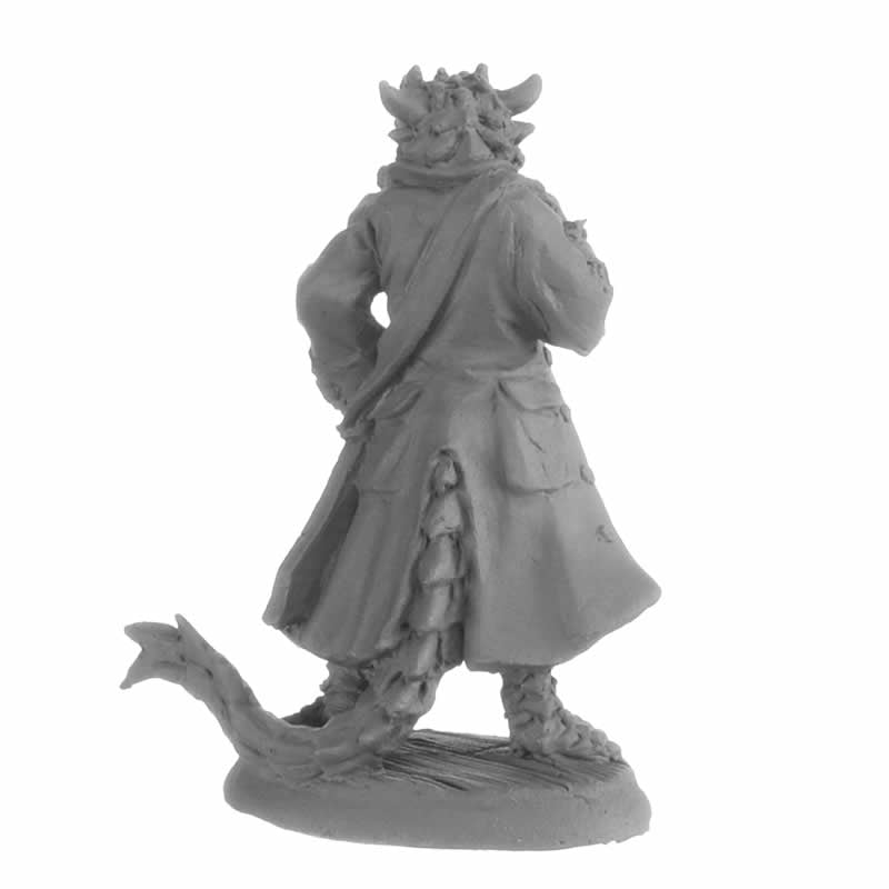 RPR30035 Captain Blackscale Dragonfolk Pirate Miniature Figure 25mm Heroic Scale Reaper Bones USA (ONLINE ORDER ONLY)