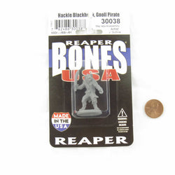 RPR30038 Hakkle Blackhook Gnoll Pirate Miniature Figure 25mm Heroic Scale Reaper Bones USA (ONLINE ORDER ONLY)