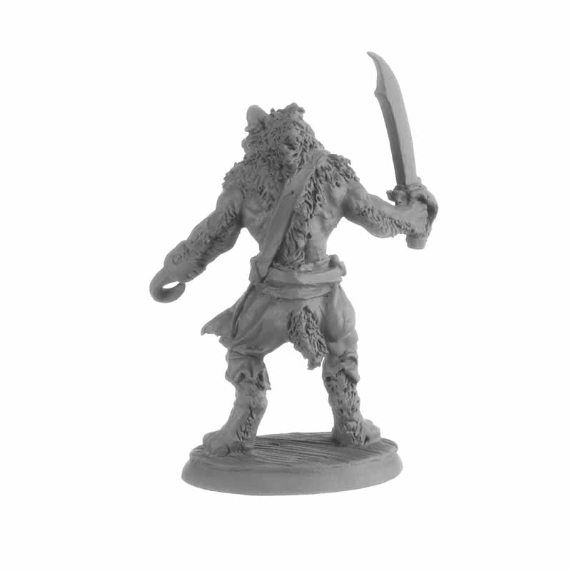 RPR30038 Hakkle Blackhook Gnoll Pirate Miniature Figure 25mm Heroic Scale Reaper Bones USA (ONLINE ORDER ONLY)