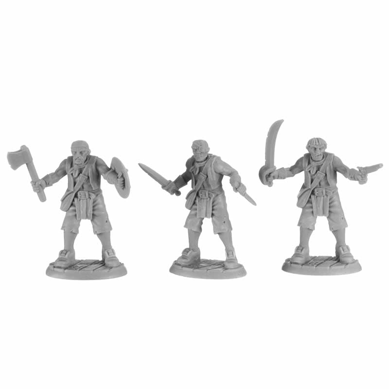 RPR30042 Modular Pirate Miniature Figure 25mm Heroic Scale Reaper Bones USA (ONLINE ORDER ONLY)