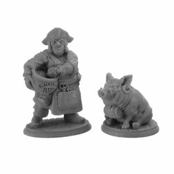 RPR30043 Stumpy Dan Mcginty and Grog Hog Miniature Figure 25mm Heroic Scale Reaper Bones USA (ONLINE ORDER ONLY)