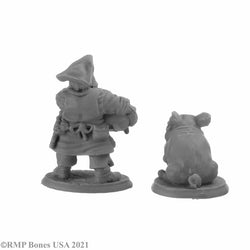 RPR30043 Stumpy Dan Mcginty and Grog Hog Miniature Figure 25mm Heroic Scale Reaper Bones USA (ONLINE ORDER ONLY)