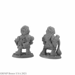 RPR30044 Chop and Grub Halfling Cooks Miniature Figure 25mm Heroic Scale Reaper Bones USA (ONLINE ORDER ONLY)