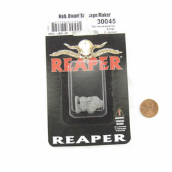 RPR30045 Nub Dwarf Sausage Maker Miniature Figure 25mm Heroic Scale Reaper Bones USA (ONLINE ORDER ONLY)