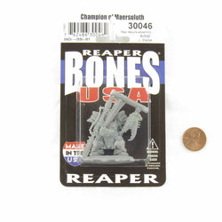 RPR30046 Champion of Maersuluth Miniature Figure 25mm Heroic Scale Reaper Bones USA (ONLINE ORDER ONLY)