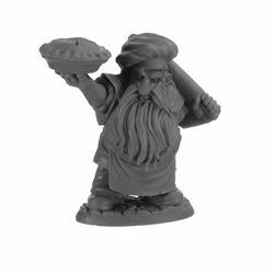 RPR30048 Tub Dwarf Baker Miniature Figure 25mm Heroic Scale Reaper Bones USA (ONLINE ORDER ONLY)