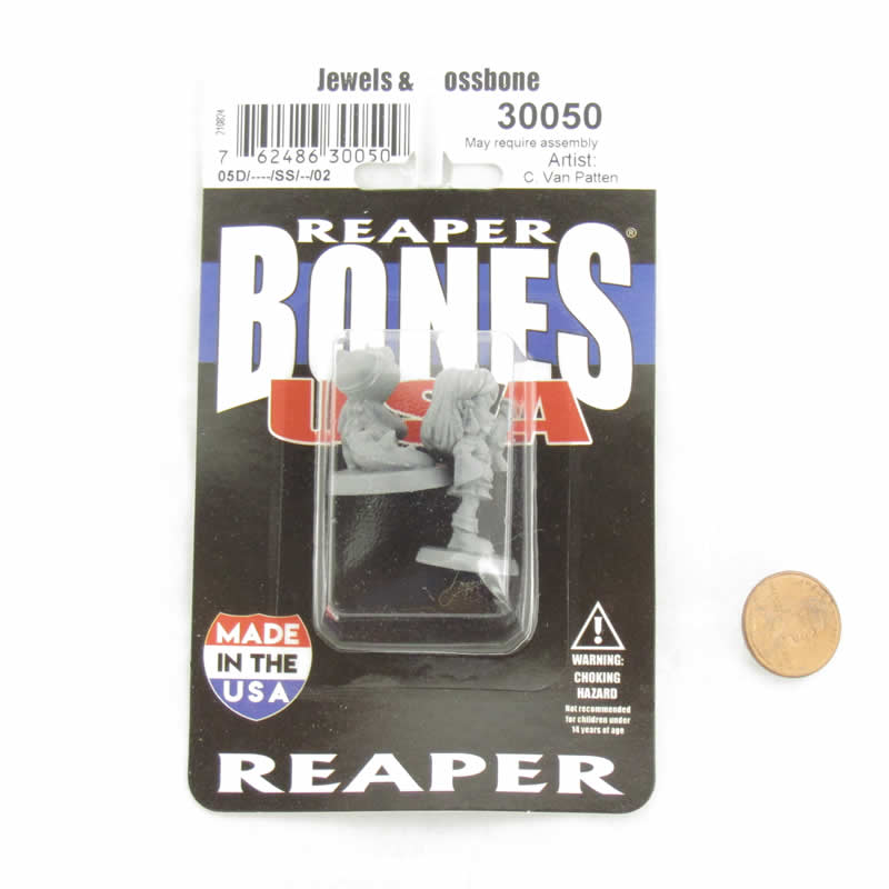 RPR30050 Jewels and Crossbones Miniature Figure 25mm Heroic Scale Reaper Bones USA (ONLINE ORDER ONLY)