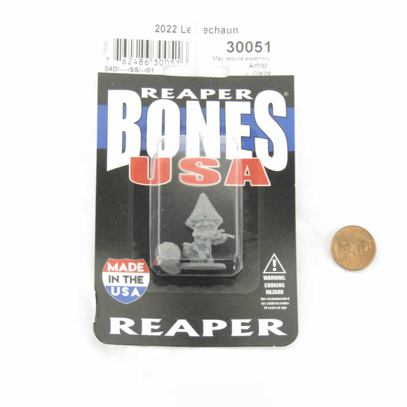RPR30051 2022 Leprechaun and Shroomie Miniature Figure 25mm Heroic Scale Reaper Bones USA Reaper Miniatures (ONLINE ORDER ONLY)