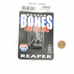 RPR30052 Rask Male Harefolk Miniature Figure 25mm Heroic Scale Reaper Bones USA (ONLINE ORDER ONLY)