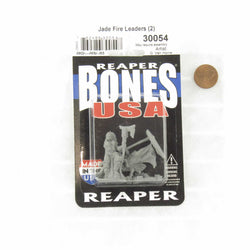 RPR30054 Jade Fire Leaders Miniature Figure 25mm Heroic Scale Reaper Bones USA (ONLINE ORDER ONLY)