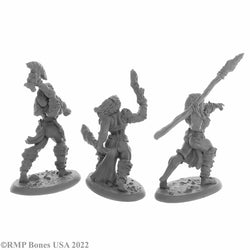 RPR30055 Jade Fire Warriors Miniature Figure 25mm Heroic Scale Reaper Bones USA (ONLINE ORDER ONLY)