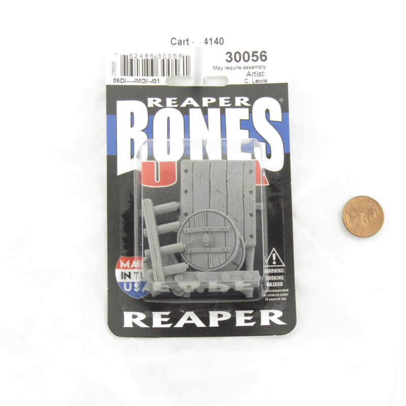 RPR30056 Cart Miniature Figure 25mm Heroic Scale Reaper Bones USA (ONLINE ORDER ONLY)