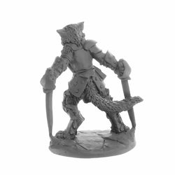 RPR30059 Catfolk Rogue Shadoweyes Miniature Figure 25mm Heroic Scale Reaper Bones USA (ONLINE ORDER ONLY)