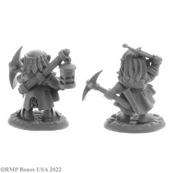 RPR30062 Deep Gnome Heroes Miniature Figure 25mm Heroic Scale Reaper Bones USA (ONLINE ORDER ONLY)