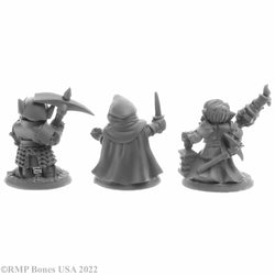 RPR30063 Deep Gnome Adventurers Miniature Figure 25mm Heroic Scale Reaper Bones USA (ONLINE ORDER ONLY)