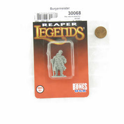 RPR30068 Burgermeister Miniature Figure 25mm Heroic Scale Reaper Bones USA Reaper Miniatures (ONLINE ORDER ONLY)