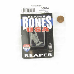 RPR30074 Young Mage Miniature Figure 25mm Heroic Scale Reaper Bones USA (ONLINE ORDER ONLY)
