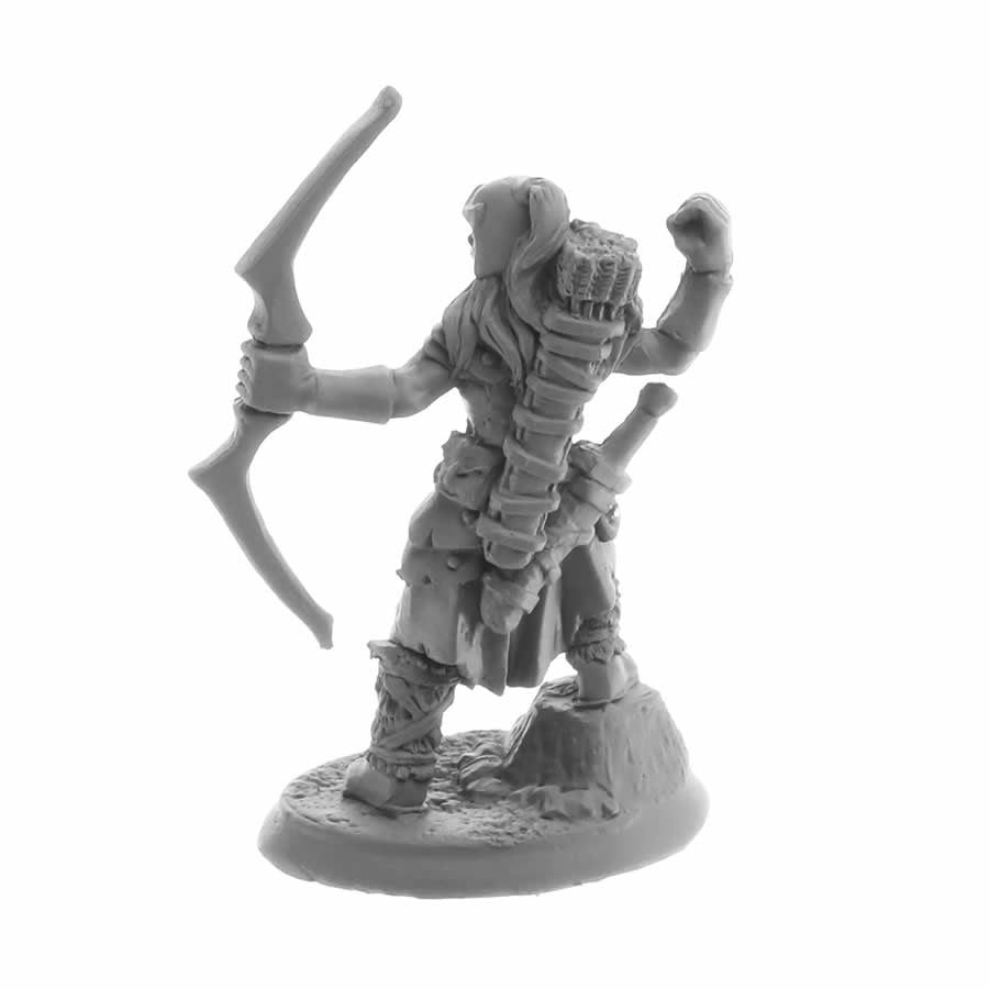 RPR30077 Kara Redoak Female Archer Miniature Figure 25mm Heroic Scale Reaper Bones USA (ONLINE ORDER ONLY)