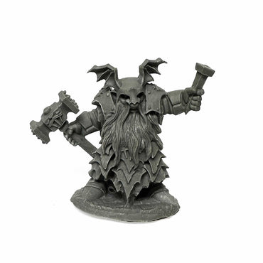 RPR30080 Dark Dwarf Irontongue Priest Miniature Figure 25mm Heroic Scale Reaper Bones USA (ONLINE ORDER ONLY)