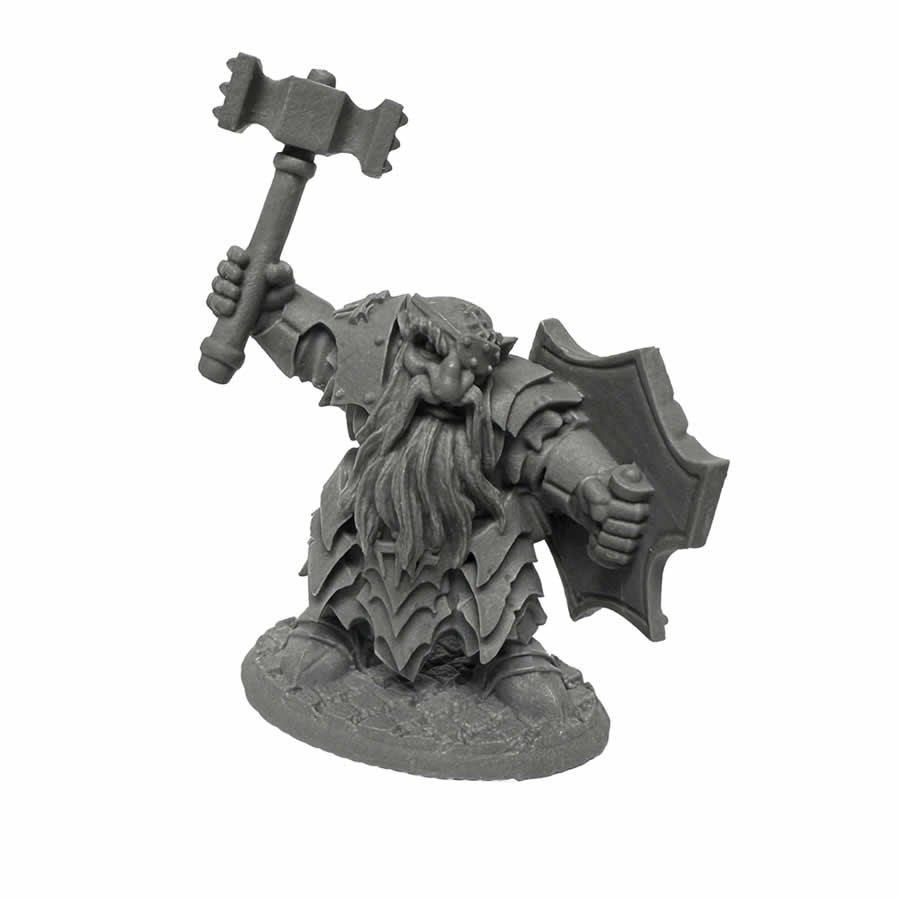 RPR30082 Dark Dwarf Striker Miniature Figure 25mm Heroic Scale Reaper Bones USA (ONLINE ORDER ONLY)
