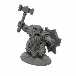 RPR30082 Dark Dwarf Striker Miniature Figure 25mm Heroic Scale Reaper Bones USA (ONLINE ORDER ONLY)