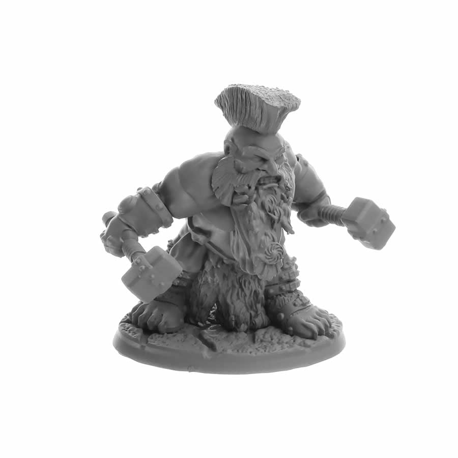 RPR30089 Dorn Ironspike Dwarf Warrior Miniature Figure 25mm Heroic Scale Reaper Bones USA (ONLINE ORDER ONLY)