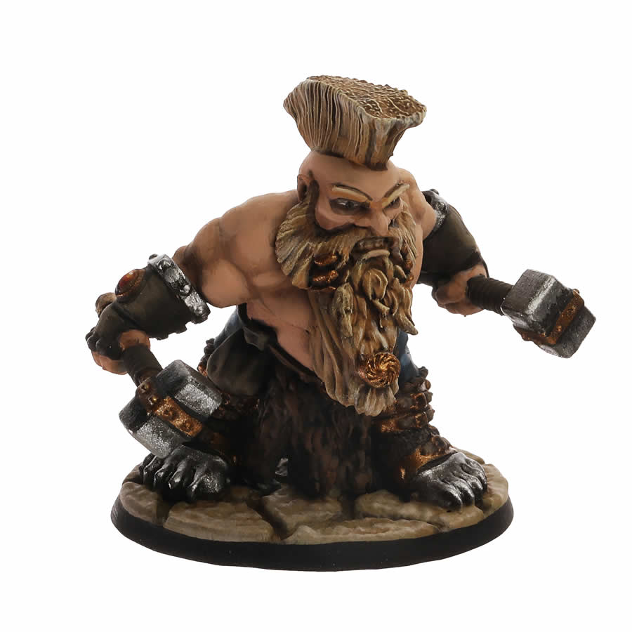 RPR30089 Dorn Ironspike Dwarf Warrior Miniature Figure 25mm Heroic Scale Reaper Bones USA (ONLINE ORDER ONLY)