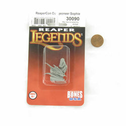 RPR30090 Dungeoneer Sophie Miniature Figure 25mm Heroic Scale Reaper Bones USA (ONLINE ORDER ONLY)