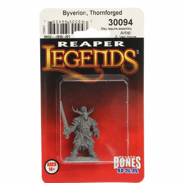 RPR30094 Byverion Thornforged Miniature Figure 25mm Heroic Scale Reaper Bones USA (ONLINE ORDER ONLY)