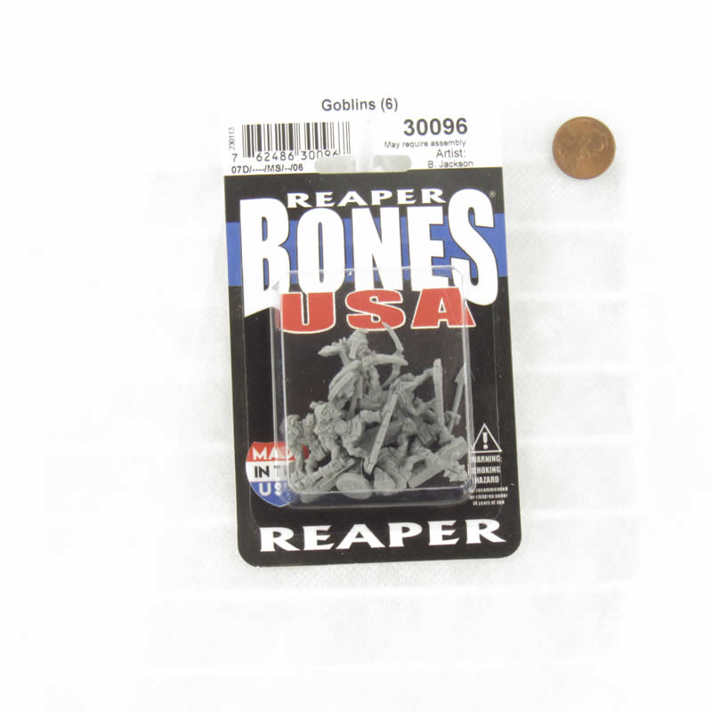 RPR30096 Goblins Miniature Figure 25mm Heroic Scale Reaper Bones USA (ONLINE ORDER ONLY)
