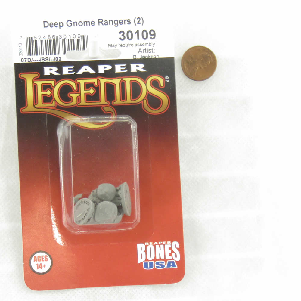 RPR30109 Deep Gnome Rangers Miniature Figure 25mm Heroic Scale Reaper Bones USA Reaper Miniatures (ONLINE ORDER ONLY)