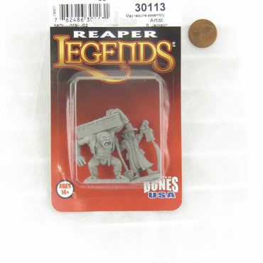 RPR30113 Townsfolk Gravedigger and Hench Miniature Figure 25mm Heroic Scale Reaper Bones USA Reaper Miniatures (ONLINE ORDER ONLY)